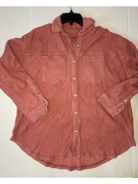 aerie Sweaters - Aerie - rose colored button up sweatshirt